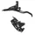 DISC BRAKE KIT- HYDRAULIC FOR MTB-  CLARKS CLOUT CLARKS BLACK FRONT - DUAL PISTON HOSE 1000mm with adapter ( without disc)