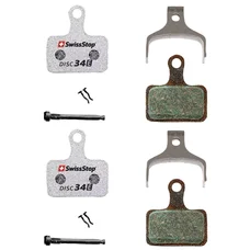 PLAQUETTE DE FREIN ROUTE SHIMANO DURA-ACE R9170, ULTEGRA R8070, TIAGRA R4770, RS805, RS505, RS405, RS305 (SWISSSTOP ORGANIC - DISC 34E - PAIR & FAIR) (2 PAIRES) - COMPATIBLE VAE