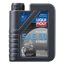 HUILE MOTEUR 4 TEMPS LIQUI MOLY MOTO STREET HD-CLASSIC 4T SAE 50  (1 L)  MINERALE