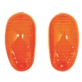 CABOCHON CLIGNOTANT SCOOT ADAPTABLE PIAGGIO 50 TYPHOON 1993>2005, NTT, NRG 1994>2005 AV ORANGE (PAIRE)  -REPLAY-