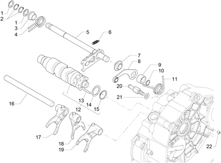 Selecteur boîte de vitesses
