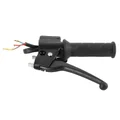 BRAKE HANDLE FOR MOPED PEUGEOT 103 MVL, VOGUE (LEFT - COMPLETE WITH SWITCH).  -SELECTION P2R-