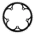 CHAINRING FOR ROAD BIKE- 5 Arms- 52T.Ø 135 -OUTER- ALUMINIUM BLACK- 7075 TA VENTO -CAMPAGNOLO TYPE- 9/10Speed.