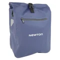 SACOCHE ARRIERE VELO LATERALE SAC BANDOULIERE NEWTON BLEU DROIT/GAUCHE 20L FIXATION A CROCHET ET VELCRO POUR PORTE BAGAGE