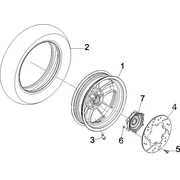 Roue arrière