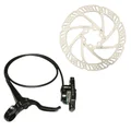 DISC BRAKE KIT- HYDRAULIC FOR MTB- AURIGA 2.85 BLACK FRONT POST MOUNT - WITH DISC AND ADAPTER- USE DEORE PADS