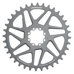 PLATEAU VTT DIRECT MOUNT 8 TROUS POUR SRAM X01/XX1 STRONGLIGHT MONO ALU HT3 NOIR 36DTS - 12V. NARROW WIDE (DEPORT 3mm)