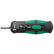 TOURNEVIS DYNAMOMETRIQUE WERA 7515 KRAFTFORM SAFE TORQUE SPEED 1/4 SERRAGE DE 2 A 6 Nm NOIR/VERT (VENDU A L'UNITE)  -MARQUE ALLEMANDE POUR LES ATELIERS-