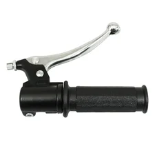 THROTTLE  HANDLE FOR MOPED PIAGGIO 50 CIAO PX 1978> WITH STEEL BRAKE LEVER -SELECTION P2R-