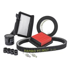 KIT ENTRETIEN MAXISCOOTER ADAPTABLE YAMAHA 530 TMAX 2017>2019 (PACK 8 PIECES) -SELECTION P2R