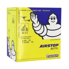 INNER TUBE 10''  4.00-10 A 110/80-10 MICHELIN 10C3 ELBOW VALVE 90°