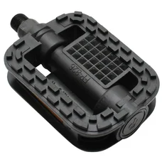 FLAT PEDAL FOR URBAN BIKE- -RESIN-P2R MONOBLOC -BLACK- 9/16" (PAIR)