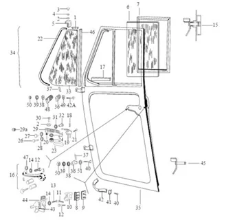 Portières avant - Vitre