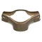 UPPER HANDLEBAR COVER "PIAGGIO GENUINE PART" VESPA 50-125 PRIMAVERA BROWN 129/A  -67364600MD-