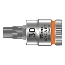 WERA 8767 A ZYKLOP TORX SOCKET 1/4 Ø 30 mm Long 28 mm (Sold per unit)  -German tools for workshop.