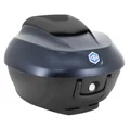 TOP CASE 36L VENDU AVEC LE SUPPORT+DOSSERET ORIGINE PIAGGIO 300-400 BEVERLY 2021> NOIR TEMPESTA N12 -CM323304