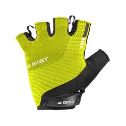 GANTS VELO COURT GIST KONTROL ETE JAUNE FLUO XL (PAIRE SUR CARTE) AVEC VELCRO -5512