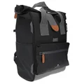 SACOCHE ARRIERE VELO HAPO.G ROLL-TOP NOIR MEDIUM CONVERTIBLE SAC A DOS (53x27x16cm) (VENDU A L'UNITE) - FIXATION CROCHETS SUR PORTE BAGAGE