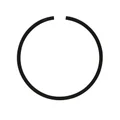 OIL SCRAPER PISTON RING- "PIAGGIO GENUINE PART" COMMON TO THE RANGE MAXISCOOTER 250 CC  -484908-