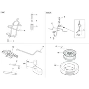 Roue de secours - Trousse à outils