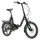VELO ELECTRIQUE/VAE PLIANT CITY 20 LEADER FOX HARLAN MIXTE NOIR 8V MOTEUR CENTRAL BAFANG M300 36V 80Nm BATTERIE 14Ah