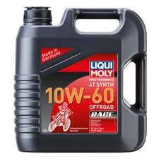 HUILE MOTEUR 4 TEMPS LIQUI MOLY MOTO OFFROAD RACE 4T 10W60  (4 L)  100% SYNTHESE