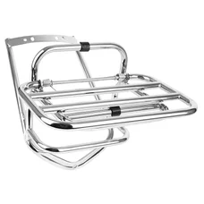 PORTE BAGAGE SCOOT AR POUR PIAGGIO 125 VESPA PRIMAVERA 1963>1983, 125 VESPA ET3 1976>1983, 50 VESPA S 1963>1983 CHROME -SELECTION P2R