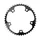 CHAINRING FOR ROAD BIKE- 5 Arms- 44T DIAM 130 -INNER- ALUMINIUM BLACK- 7075 TA ALIZE TYPE SHIMANO 8/9/10 Speed