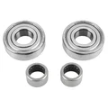ROULEMENT BOITE DE VITESSES + CAGE AIGUILLES 50 A BOITE SKF ADAPTABLE DERBI 50 SENDA (2x6203 C4 + 2 x HK1412 + 2 SPI 12x20x5 / 17x35x7) (TOUT EN SKF)  -SELECTION P2R-