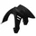 FRONT MUDGUARD FOR SCOOT PEUGEOT 50 LUDIX 14 INCHES WHEEL -GLOSS BLACK-- SELECTION P2R