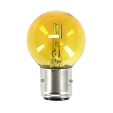 AMPOULE/LAMPE STANDARD  6V 35/35W CULOT BA21d JAUNE (PROJECTEUR) (VENDU A L'UNITE)  -SELECTION P2R-