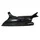 REAR COWL -RIGHT- "PIAGGIO GENUINE PART" 400 X-EVO, X8 BLACK 98/A  -CM02940200XN2-