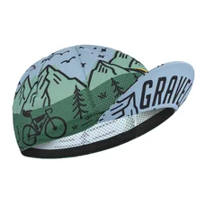 CASQUETTE GIST ETE GRAVEL BLEU/VERT DECO MONTAGNE   -5952