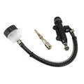 BRAKE MASTER CYLINDER FOR BETA 50 RR 2011> / APRILIA 50 RX 1999>2005 / GENERIC 50 TRIGGER 2006>2018 / KSR 50 TRX 2015>2020 REAR - BLACK - WITH TANK  -P2R-