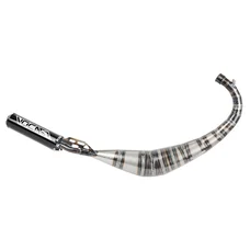 EXHAUST FOR 50cc MOTORBIKE VOCA ROOKIE FOR DERBI 50 SENDA, GPR/APRILIA 50 RS4/GILERA 50 SMT, RCR (LOW MOUNTING - BLACK ALUMINIUM SILENCER)