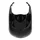 FRONT FAIRING FOR SCOOT  PEUGEOT 50 KISBEE 2 Stroke/4 Stroke All models -  GLOSS BLACK (LOWER)  -P2R-