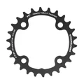 CHAINRING FOR MTB 26T. Ø80 - 2X10 "INNER" BLACK CT2 STRONGLIGHT -4 ARMS- 10 Speed SRAM - NON THREADED - Thickness 3,5 mm
