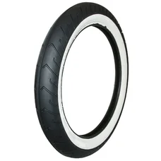 PNEU CYCLO 16''  2.75-16 (2 3/4-16) MITAS MC2 FLANCS BLANCS TL/TT 46J REINF