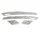 AUTOCOLLANT/STICKER/KIT DECORS ORIGINE PIAGGIO 125-300 VESPA GTS 2009> POUR VEHICULE GRIS 742/B  -67333600A1-