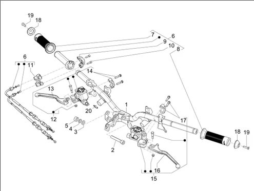 Guidon - Maître cylindre