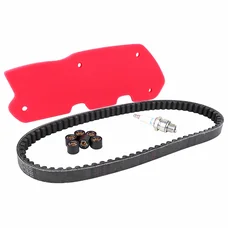 KIT ENTRETIEN SCOOT ADAPTABLE PEUGEOT 50 KISBEE 2T (PACK 4 PIECES) -SELECTION P2R PREMIUM