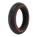 PNEU TROTTINETTE PLEIN 8.5 X 2.00 NOIR LISERET ROUGE - LARGEUR INTERIEUR 37 mm