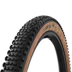 PNEU VTT 29 X 2.40 CONTINENTAL MAGNOTAL TRAIL GRIP NOIR FLANC MARRON TUBELESS READY TS (60-622) TERRAIN MEUBLE ET MIXTE COMPATIBLE VAE (PROCHE DU GRAVITY)