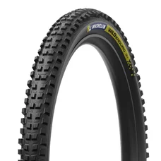 PNEU VTT GRAVITY 29 X 2.50 MICHELIN WILD ENDURO MH RACING LINE NOIR STICKERS BLEU/JAUNE TUBELESS READY TS (63-622)