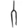 FORK- FOR MTB 26 " FAT BIKE BLACK - THREADLESS STEERER Ø 1"1/8-28.6 INNER FOR DISC BRAKE - STEERER 220mm