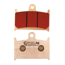 BRAKE PADS NEWFREN FOR SUZUKI 1100 GSX-R 1989>1992 Front   1200 GSF BANDIT 1996>2000 Front  TRIUMPH 900 SPEED TRIPLE 1997>2001 Front   (L 70mm - H 55mm - thk 8.5mm)  (FD0129TS)  (TOURING SINTERED)