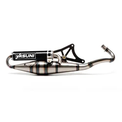 POT SCOOT YASUNI Z VERNI POUR PIAGGIO 50 ZIP 2T, TYPHOON, NRG/GILERA 50 STALKER, RUNNER, DNA (SILENCIEUX CARBONE) -TUB418C