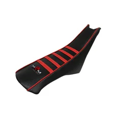 HOUSSE DE SELLE 50 A BOITE KRM PRO RIDE POUR APRILIA 50 SX 2006>2017 NOIR/ROUGE