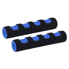 MOUSSE POUR LEVIER DE FREIN NOIR/BLEU (PAIRE)  -SELECTION P2R-