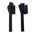 FORK COVER FOR MOPED PEUGEOT 103 VOGUE/MVL BLACK (PAIR)- SELECTION P2R